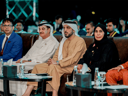 Exhibition floor at World AI Technology Expo Dubai